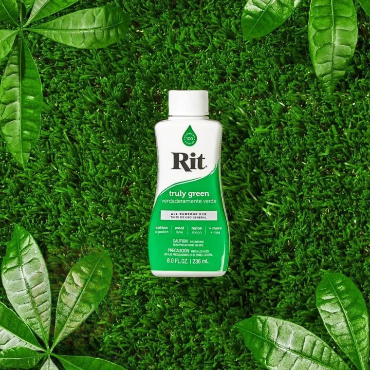 Барвник для натуральних тканин RIT All-Purpose Dye Truly Green (зелений), 236 мл